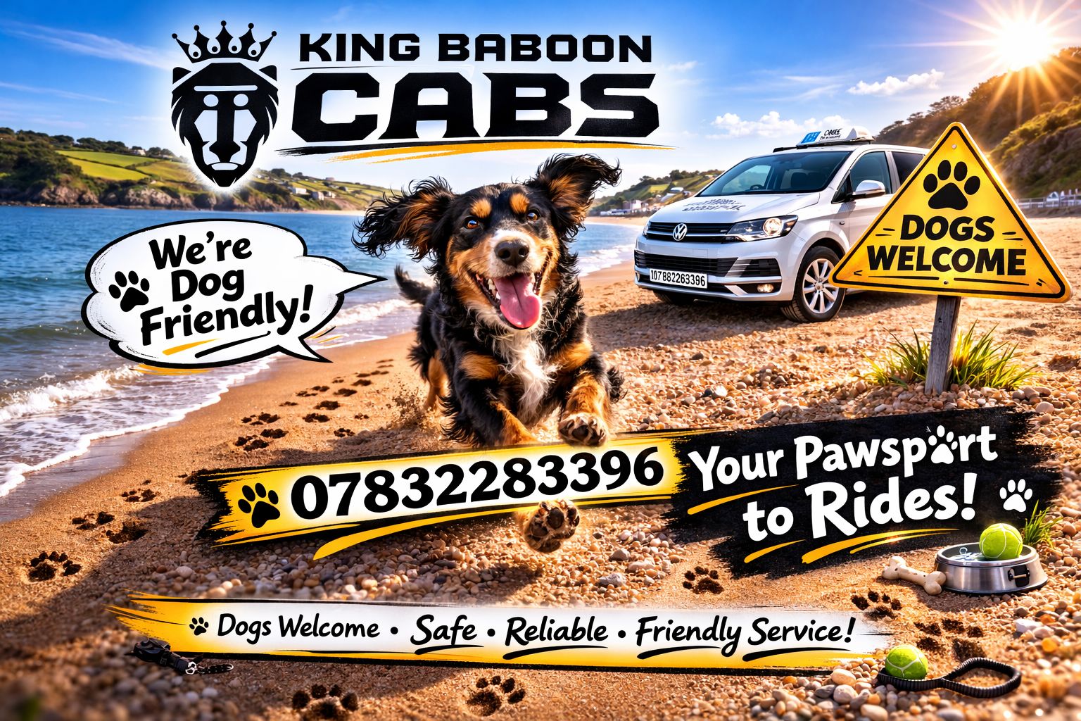 Dog friendly taxi service